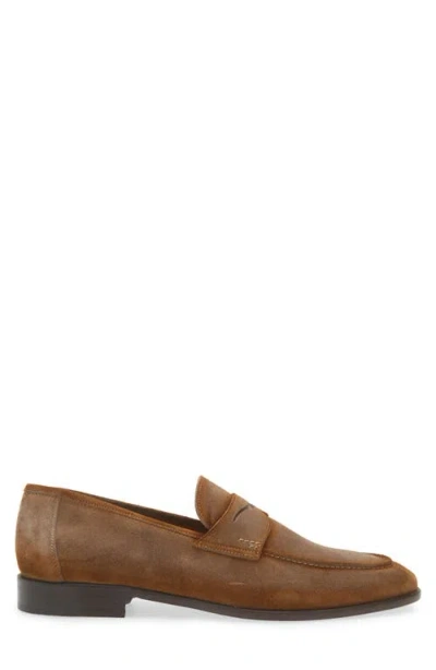 Mezlan Caro Penny Loafer In Taupe