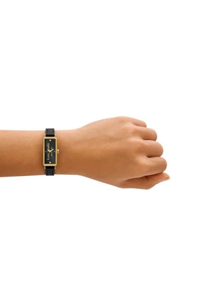 Kate Spade New York Rosedale Leather Strap Watch, 32mm In Black