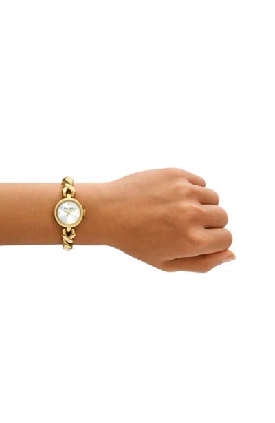 Kate Spade Monroe Braid Twist Watch In Gold