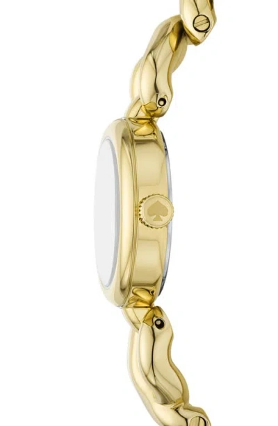 Kate Spade Monroe Braid Twist Watch In Gold