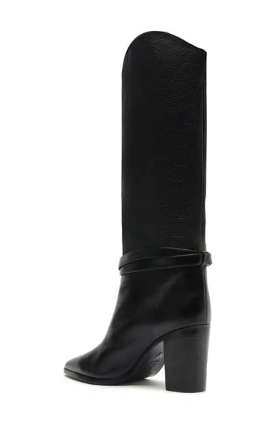 Schutz Maryana Pointed Toe Boot In Black