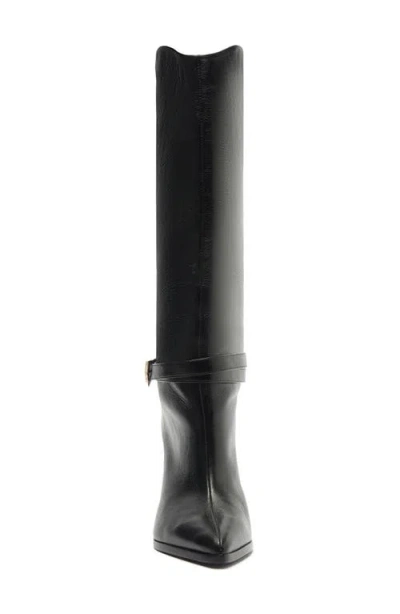 Schutz Maryana Pointed Toe Boot In Black