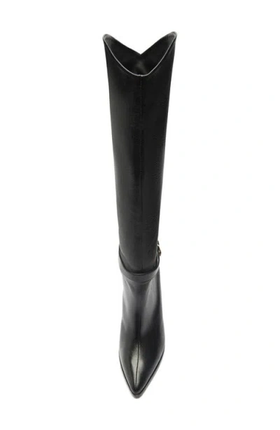 Schutz Maryana Pointed Toe Boot In Black