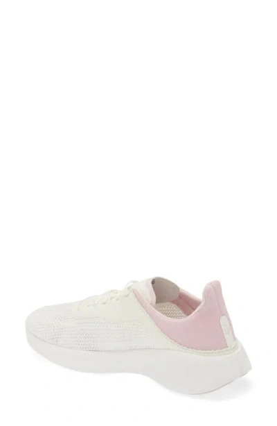 Olukai Island Hopper Sneaker In Bright White / Cotton Candy