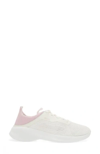 Olukai Island Hopper Sneaker In Bright White / Cotton Candy