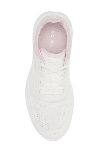 Olukai Island Hopper Sneaker In Bright White / Cotton Candy