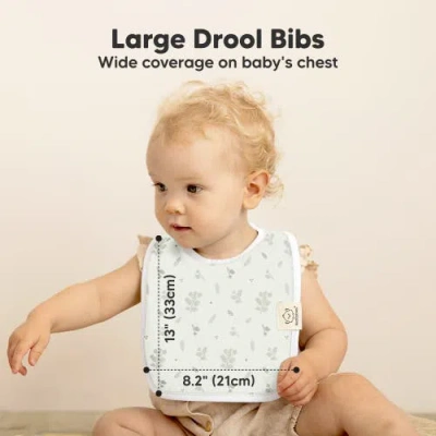 Keababies 8-pack Coast Drool Bibs In Prairie