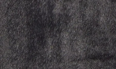 Michael Michael Kors Black Double-breasted Coat In Faux-fur Woman In Admiral