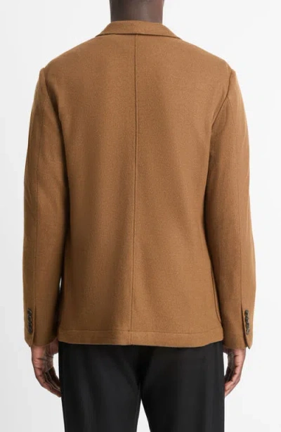 Vince Men's Wool-blend Solid Blazer In Vicuna
