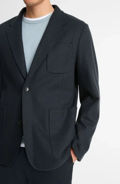 Vince Men's Wool-blend Solid Blazer In Coastal Blue