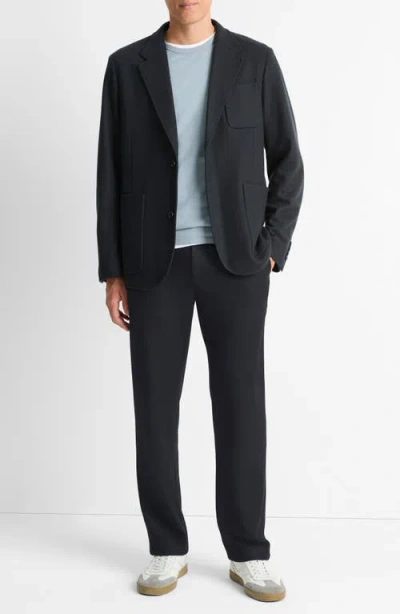Vince Men's Wool-blend Solid Blazer In Coastal Blue