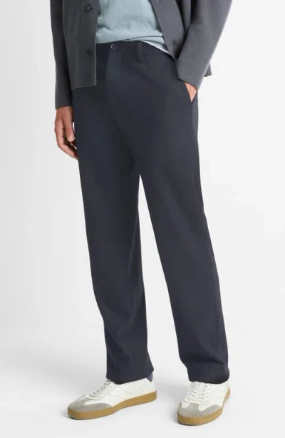 Vince Men's Wool Straight-leg Dress Pants In Coastal Blue