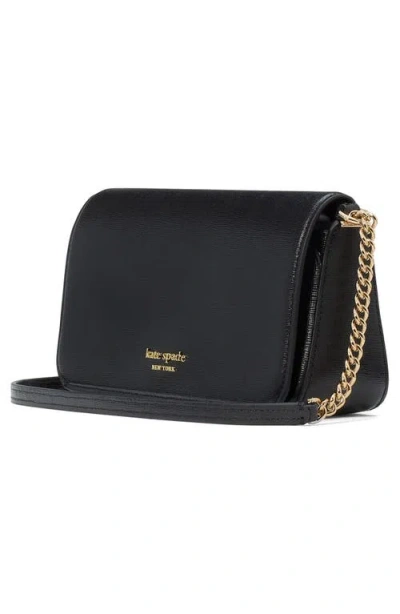 Kate Spade New York Devin Saffiano Flap Clutch In Black