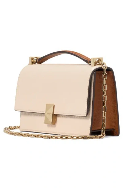 Kate Spade New York Tribeca Pebble Leather Convertible Crossbody Bag In Milk Glass Multi