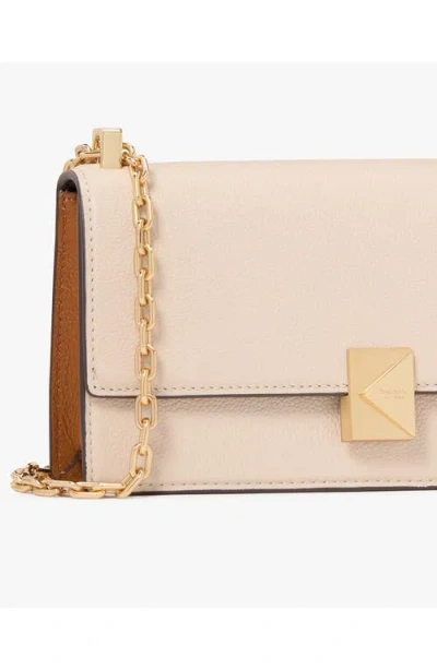 Shop Kate Spade New York Deco Pebble Leather Convertible Crossbody Bag In Milk Glass Multi