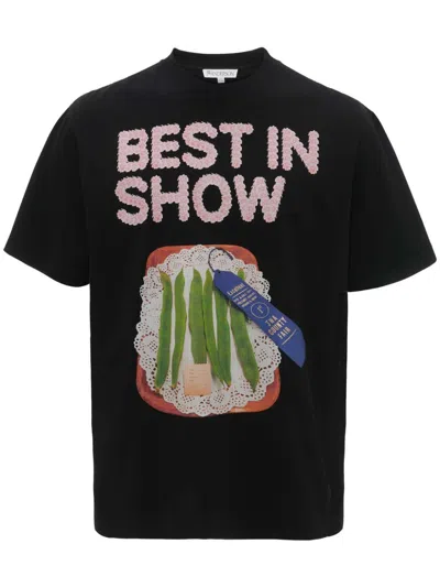 Shop Jw Anderson Best In Show T-shirt In Black