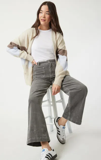 Mavi Paloma Marine Wide Leg In Steel Cord In Grey
