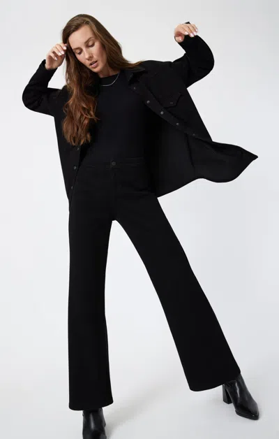 Mavi Patricia Denim Shirt In Smoke Move In Black