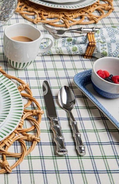 Juliska Bamboo 20 Piece Flatware Set, Polished In Polished