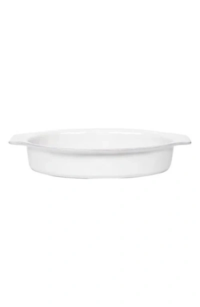 Juliska Puro 16 Oval Baker In Whitewash