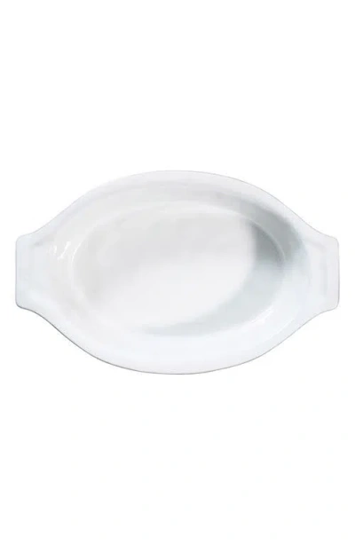 Juliska Puro 16 Oval Baker In Whitewash