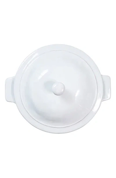 Juliska Puro Whitewash Mini Cocotte With Lid In Whitewash