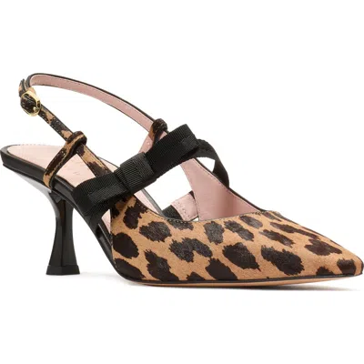 Kate Spade New York Maritza Genuine Calf Hair Pointed Toe Pump In Tan Multi