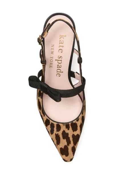 Kate Spade New York Maritza Genuine Calf Hair Pointed Toe Pump In Tan Multi