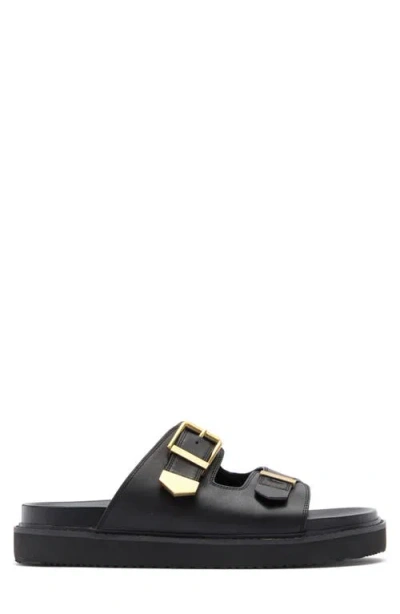 Shop Marc Fisher Ltd Amirra Platform Slide Sandal In Black