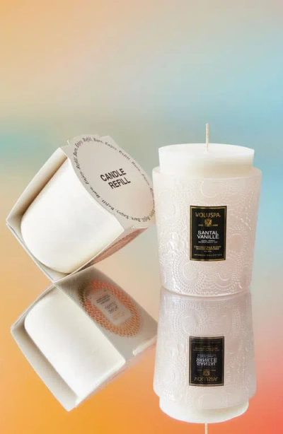 Voluspa Santal Vanille Classic Candle Refill In Santal Vanille