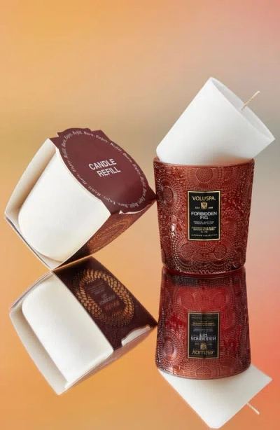 Voluspa Forbidden Fig Classic Candle Refill In Forbidden Fig