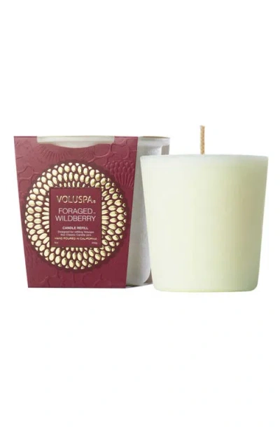 Voluspa Foraged Wildberry Classic Candle Refill In Foraged Wildberry