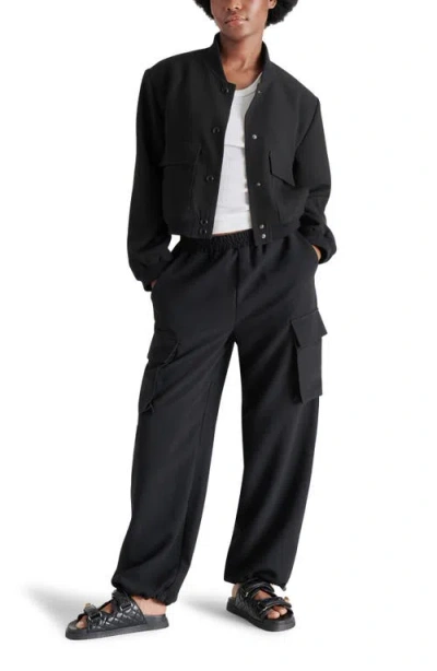 Steve Madden Themis Cargo Pants In Black