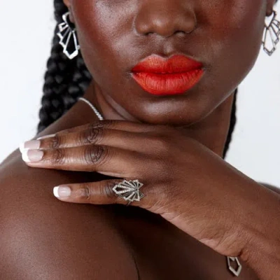 Lucy Quartermaine Chrysler Ring In Sterling Silver