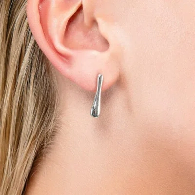 Lucy Quartermaine Drop Studs In Sterling Silver