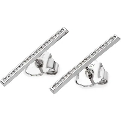 Lucy Quartermaine Key Studs In Sterling Silver