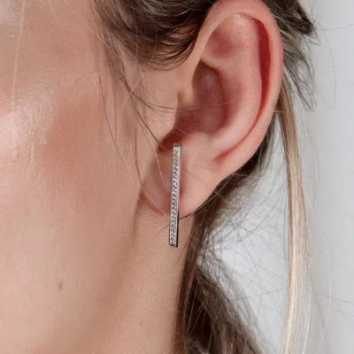 Lucy Quartermaine Key Studs In Sterling Silver