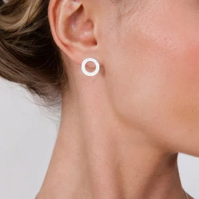 Lucy Quartermaine Halo Studs In Sterling Silver