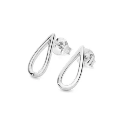 Lucy Quartermaine Petal Studs In Sterling Silver