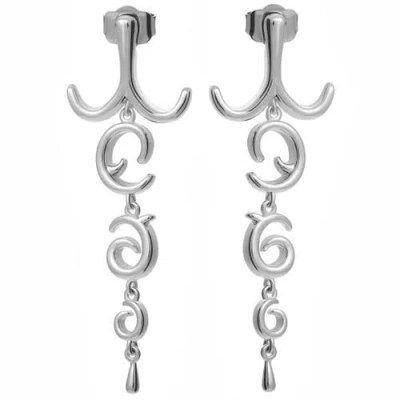 Lucy Quartermaine Women's Solid Sterling Silver Element Chandelier Earrings In Sterling Silver