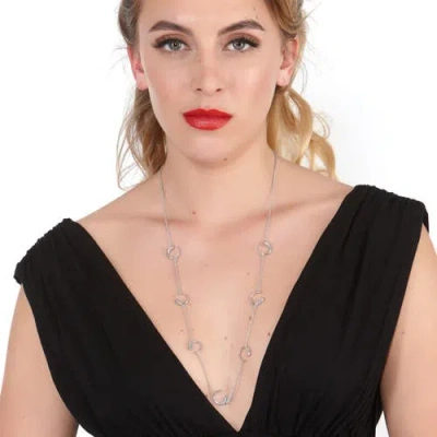 Lucy Quartermaine Luna Station Necklace In Sterling Silver