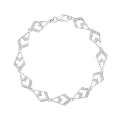 Lucy Quartermaine Tie Bracelet In Sterling Silver