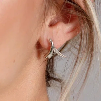 Lucy Quartermaine Sycamore Studs In Sterling Silver
