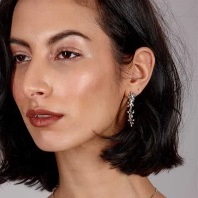 Lucy Quartermaine 4 Drop Splash Earrings In Sterling Silver