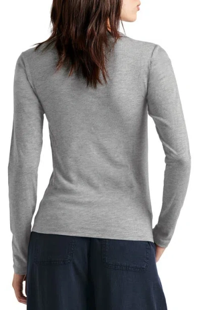 Splendid Eva Slub Top In Heather Grey