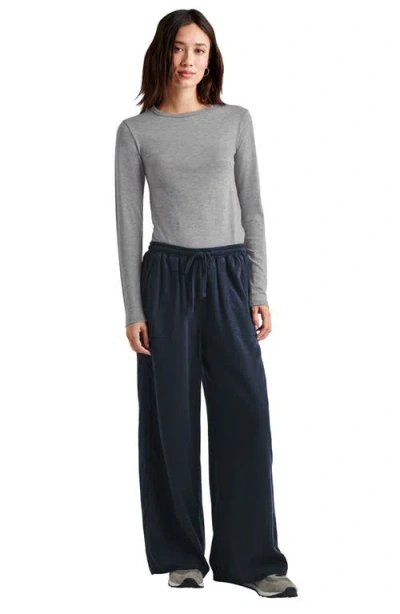 Splendid Eva Slub Top In Heather Grey