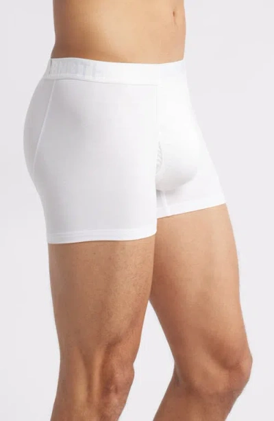 Shop Bn3th Classic Icon Boxer Briefs In White