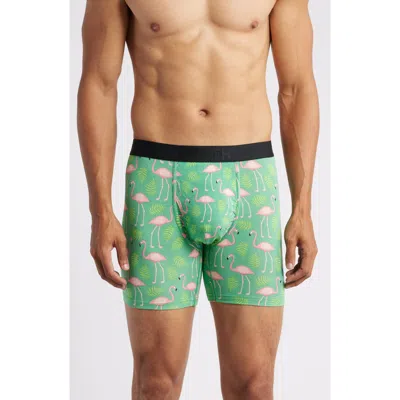 Bn3th Classic Icon Boxer Briefs In Flamingos-spruce
