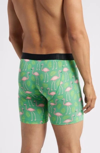 Bn3th Classic Icon Boxer Briefs In Flamingos-spruce