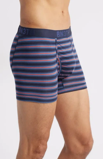 Bn3th Classic Icon Boxer Briefs In Track Stripe-dark Navy